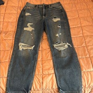 Hollister Ripped Blue Jeans